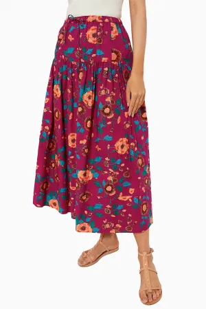 Anthia Skirt - Ruby Flora