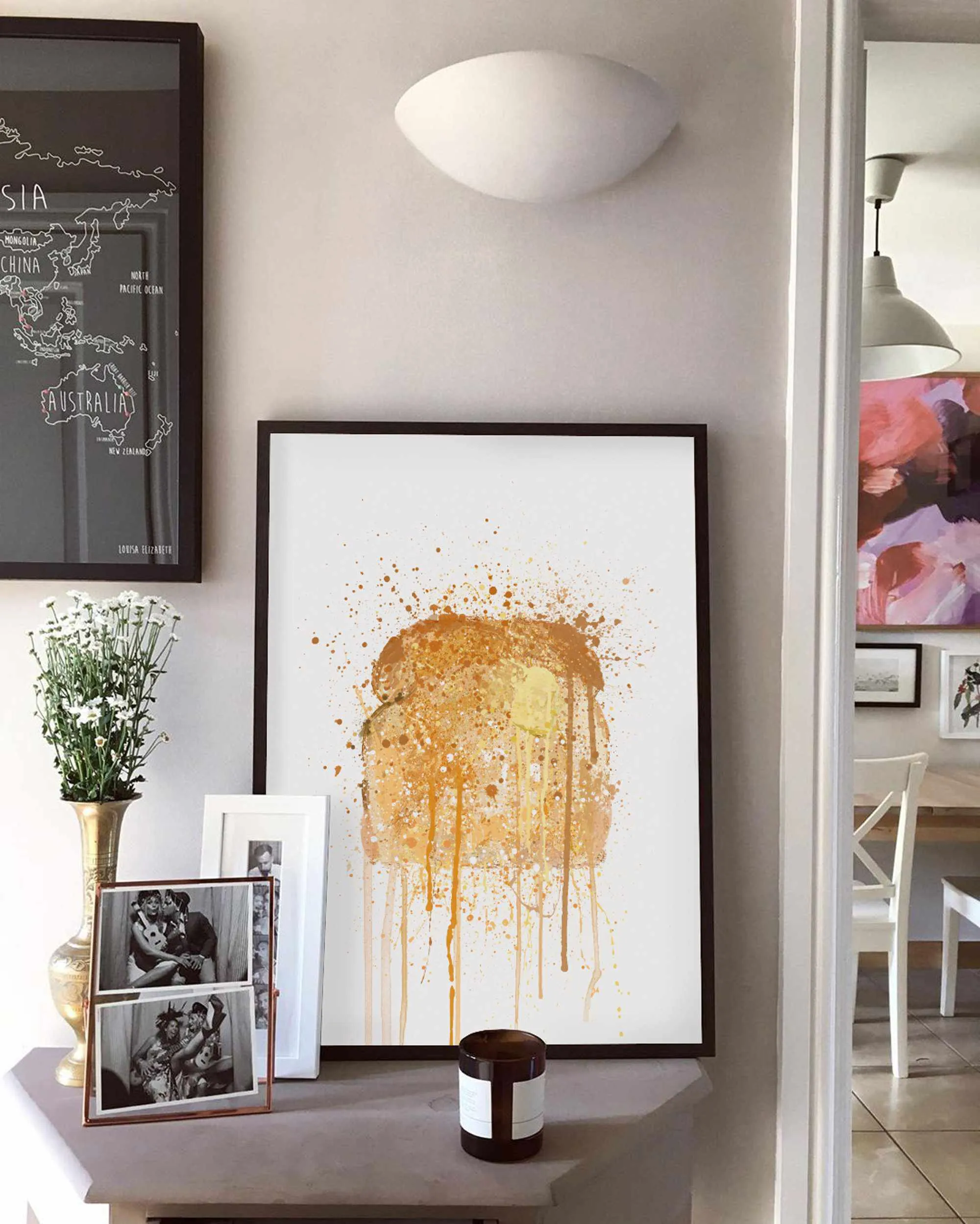 Buttered Toast Wall Art Print