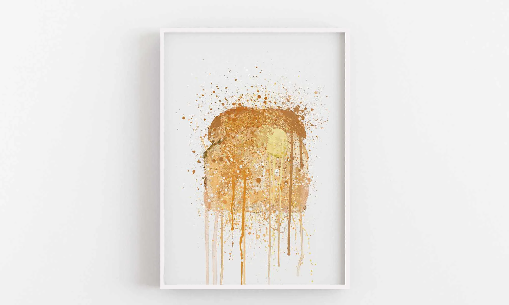 Buttered Toast Wall Art Print