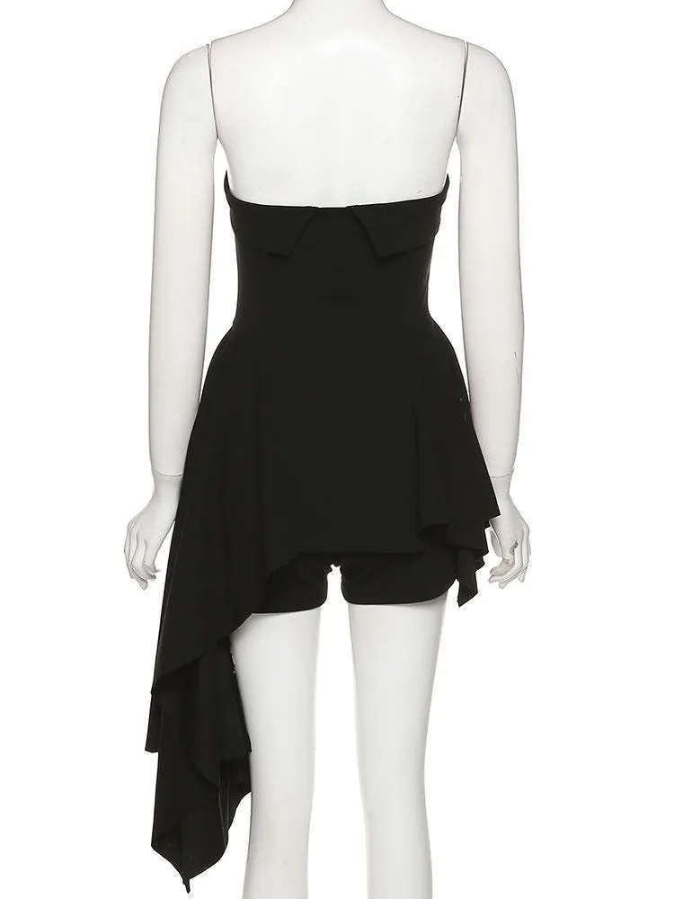 Chic Slim Black Mysterious Party Dress