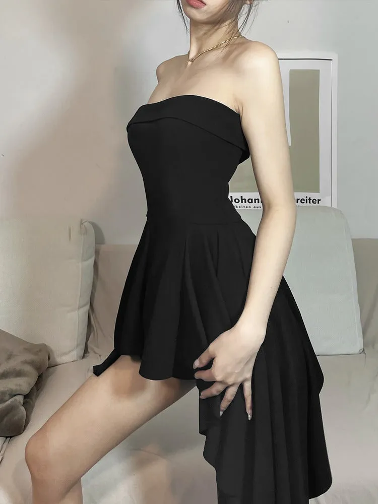 Chic Slim Black Mysterious Party Dress