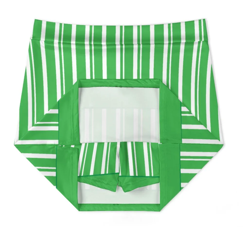 Dapper Dan Green Athletic A-Line Skirt With Pocket