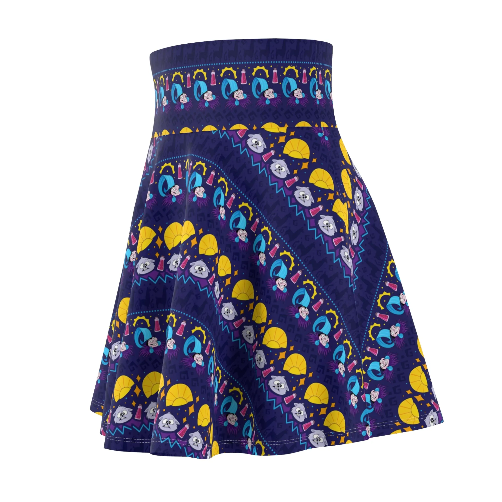 Disney Emporer's New Groove Emperor's Line Women's Skater Skirt