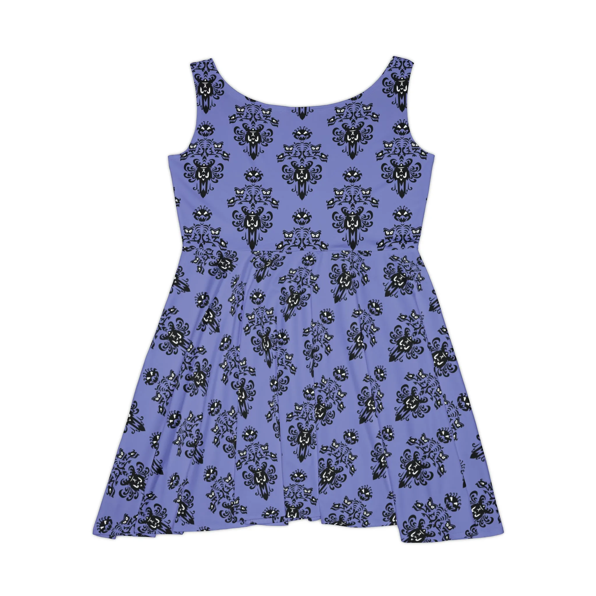 Disney Haunted Mansion Haunted Wallpaper Women's Skater Dress