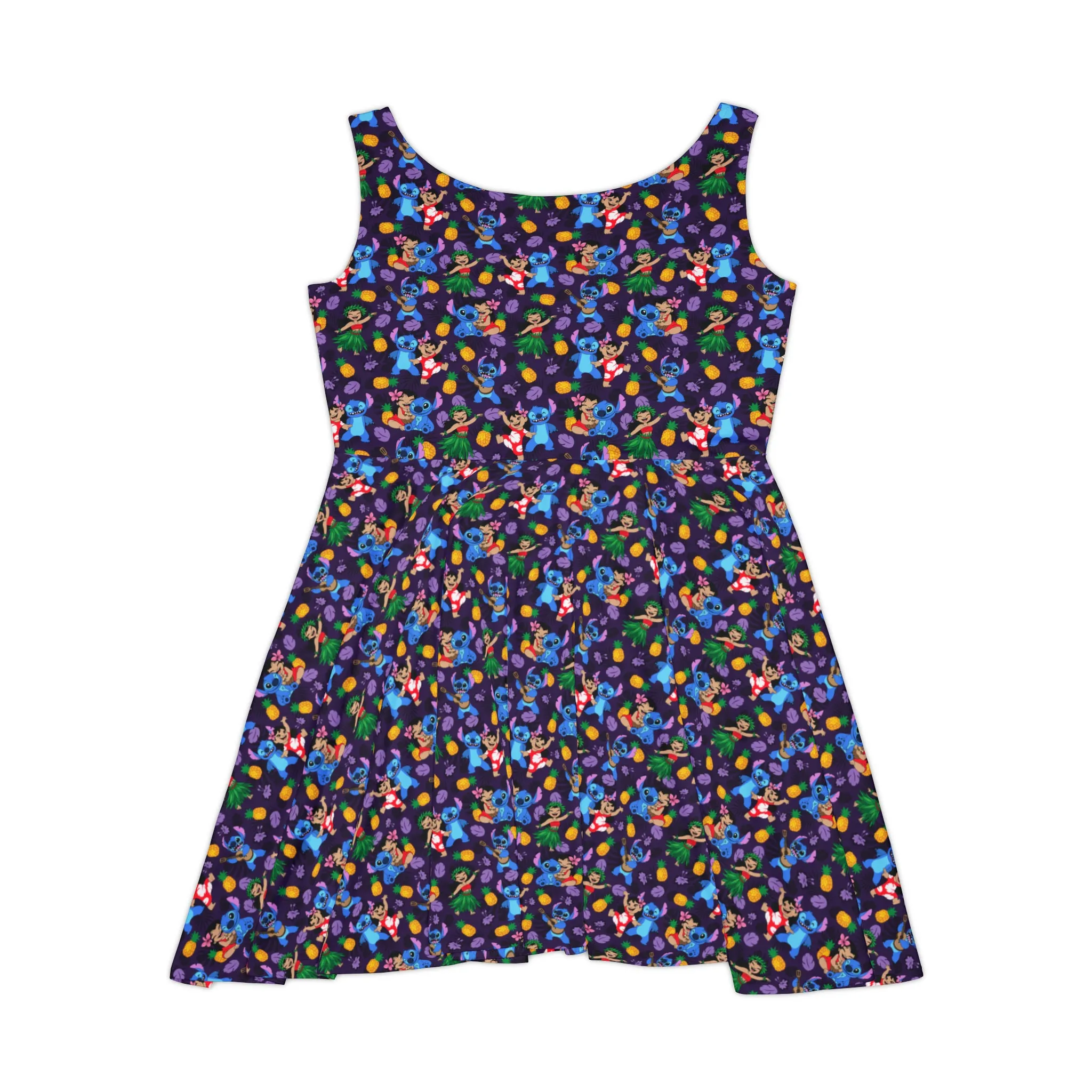 Disney Lilo And Stitch Island Friends Women's Skater Dress