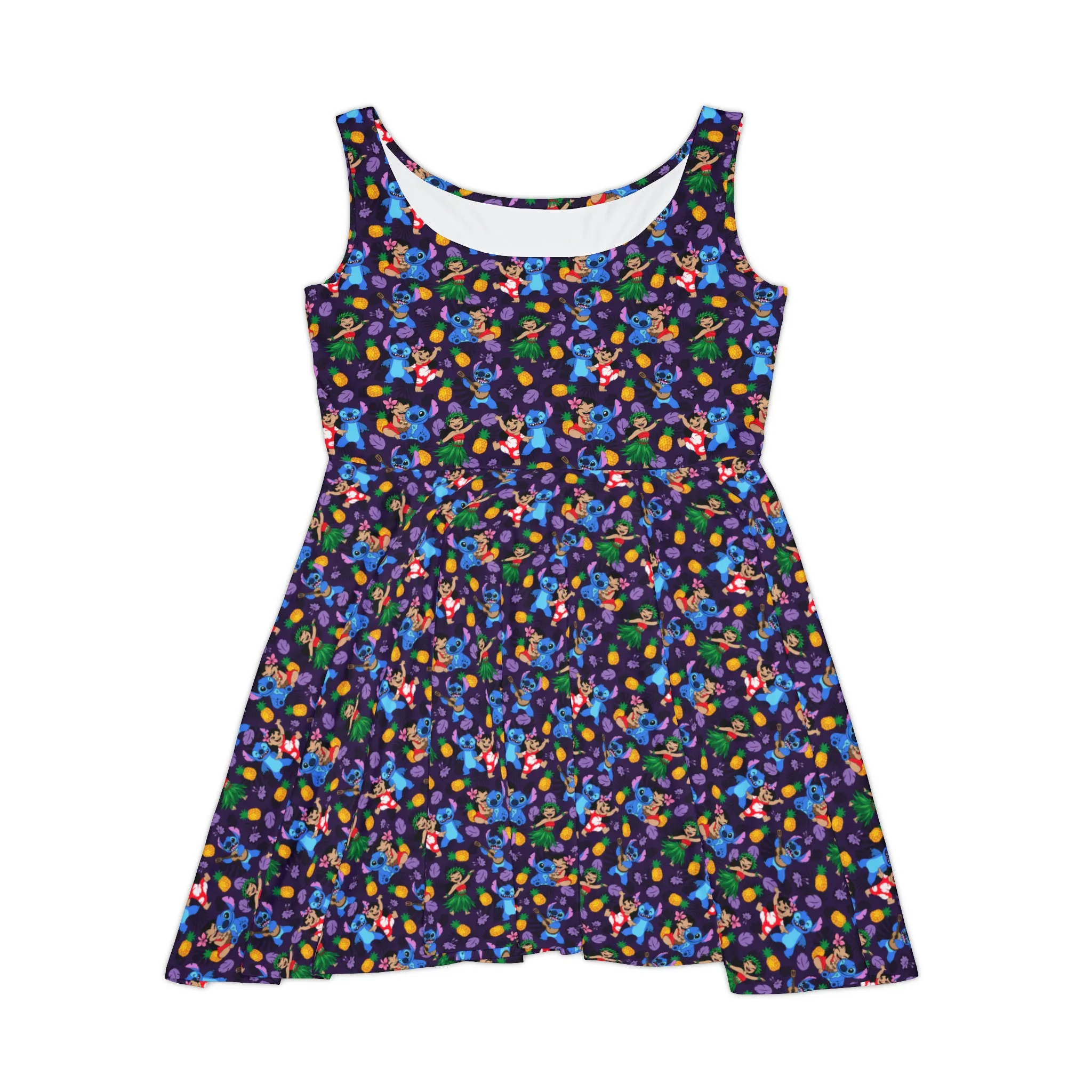 Disney Lilo And Stitch Island Friends Women's Skater Dress