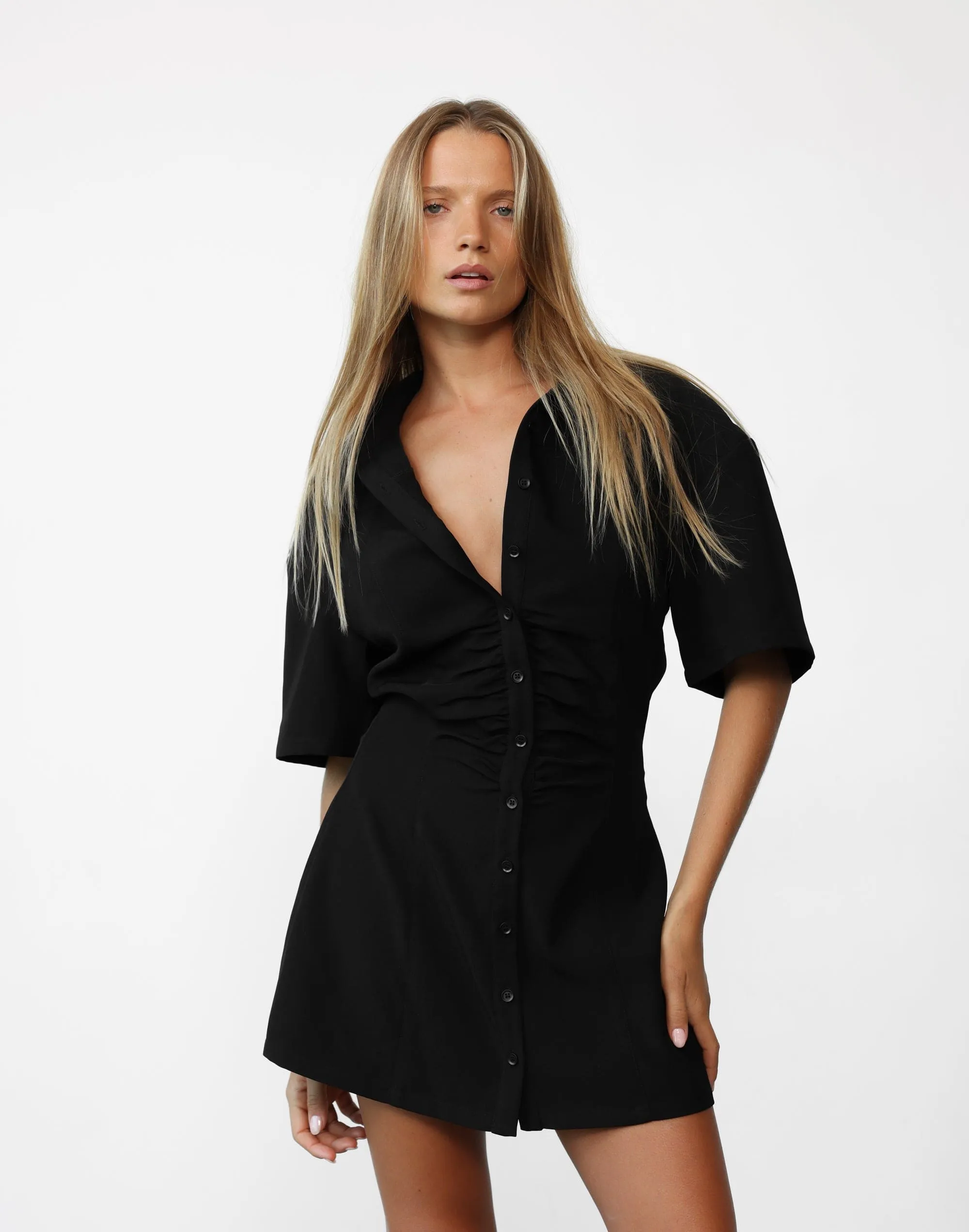 Etta Mini Dress (Black)