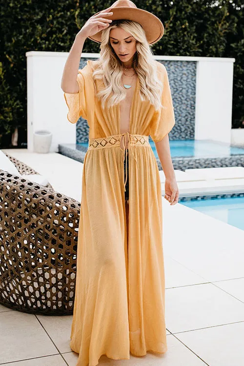 Fresh Air Lace Beach Maxi Dress - 5 Colors