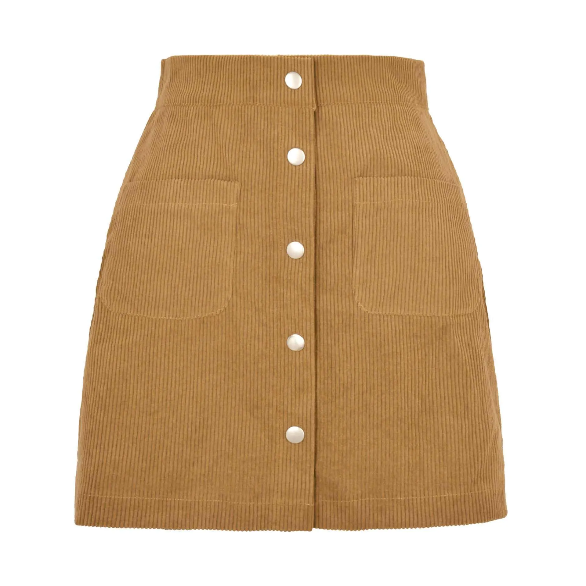 Glow Chic's Solid Slim Fit Skirt