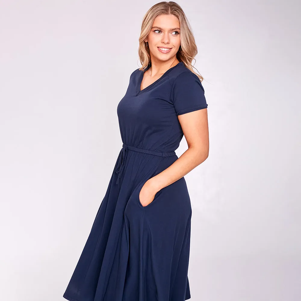 Jessica Dress (Navy)