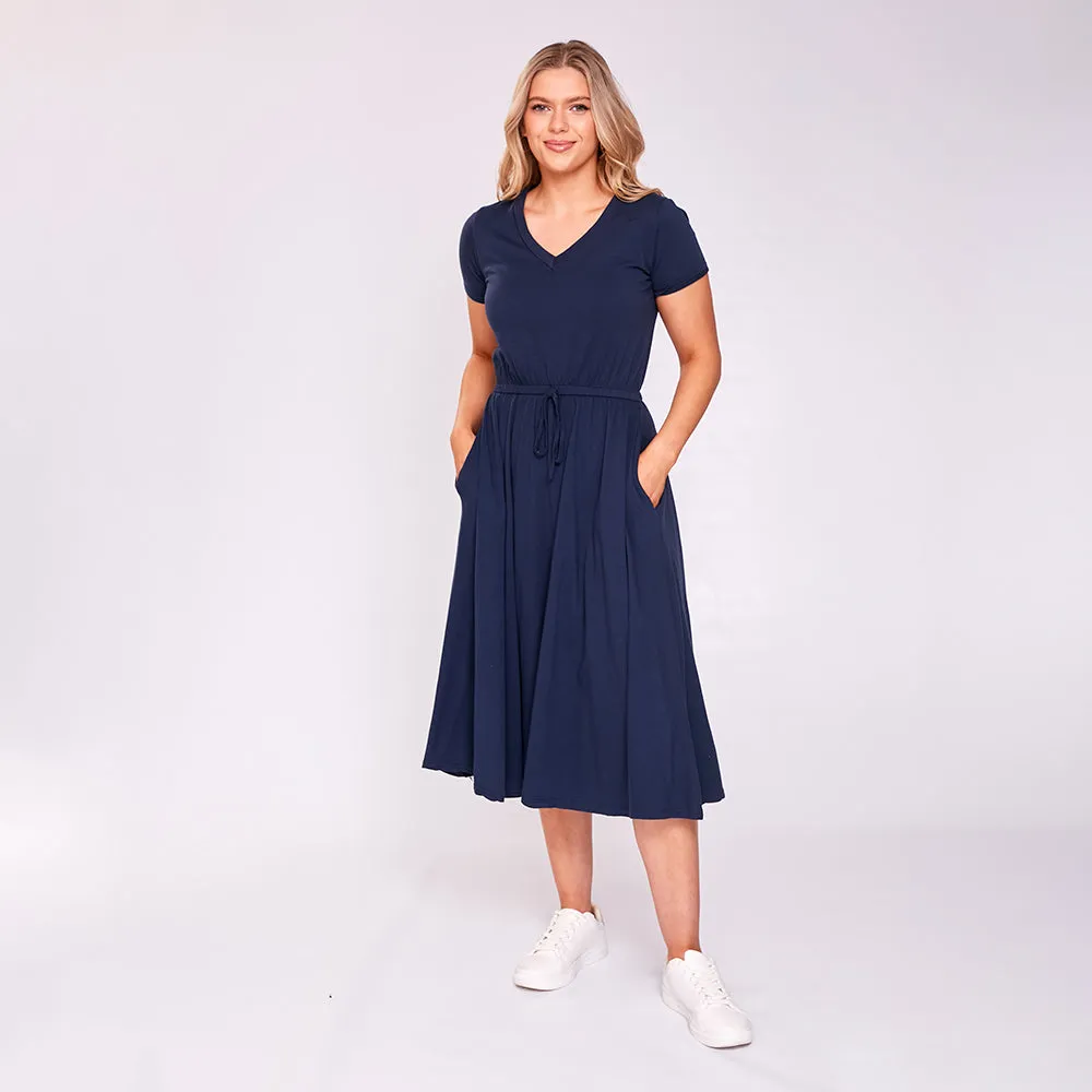 Jessica Dress (Navy)