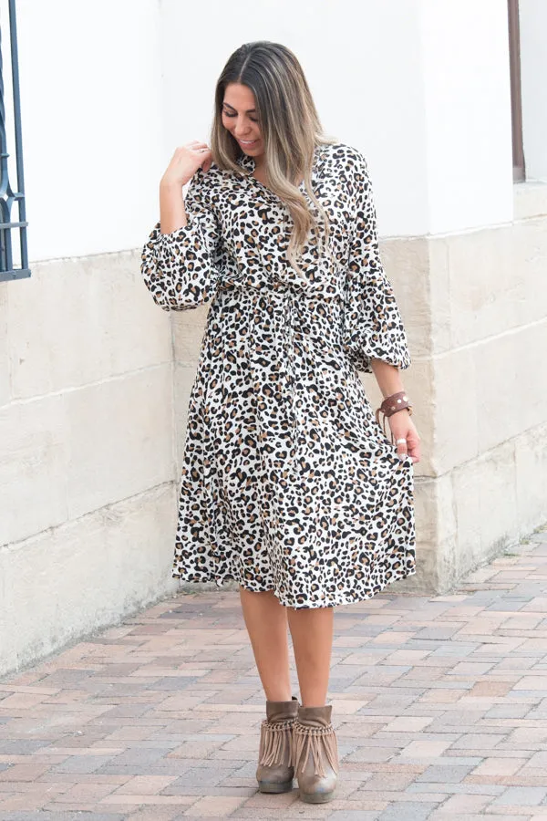 Kimber Leopard Dress