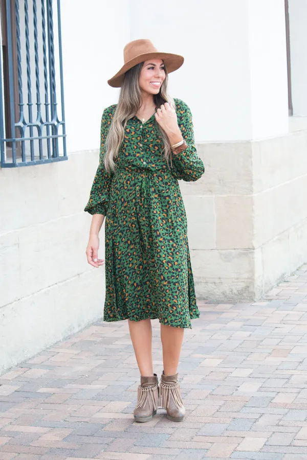 Kimber Leopard Dress