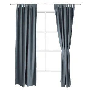 Largo Curtain Set [Grey green]