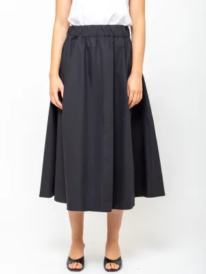 Le Skirt - Black Poplin