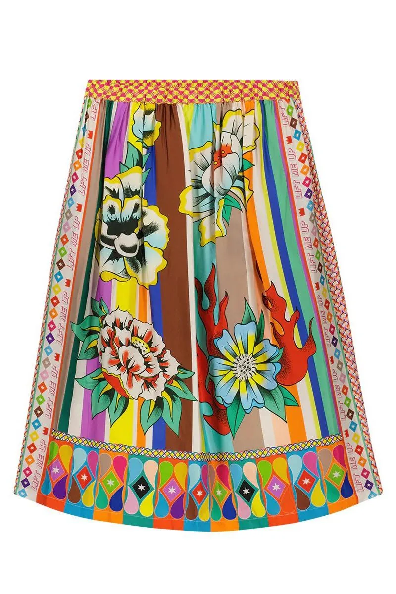 Me369 - Vanessa Skirt - Flower