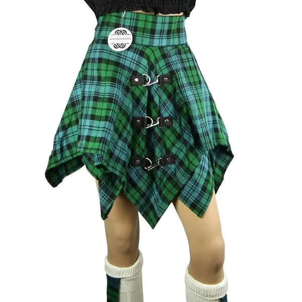 Mini Tartan Pixie Skirt, Campbell Ancient Tartan, Original by Highland Kilt Company