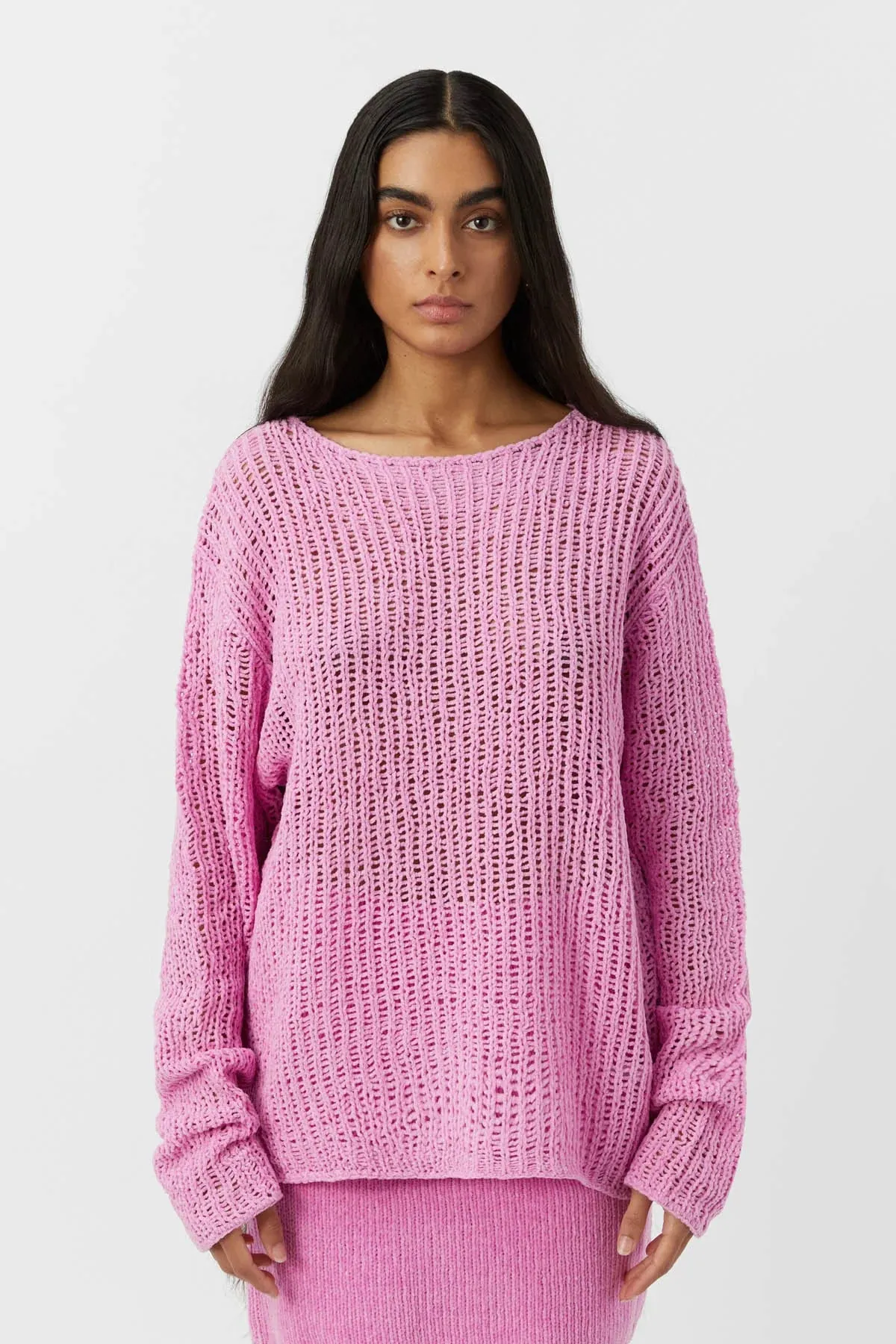 Mylo Knit Skirt - Bubblegum Pink