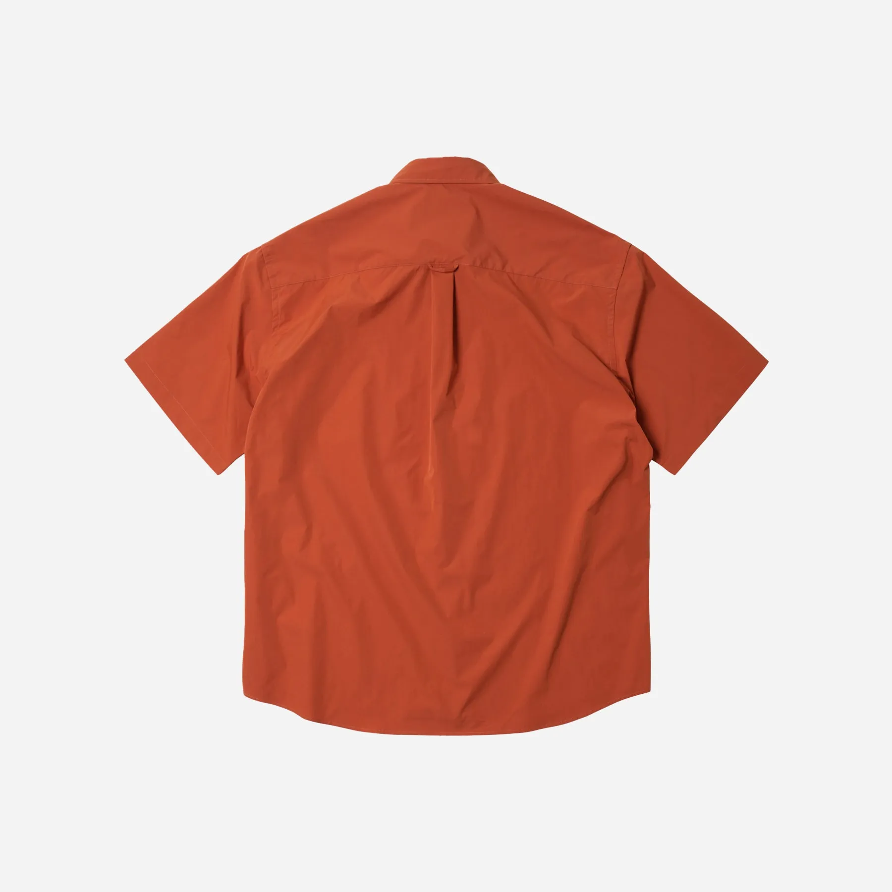 OG POPLIN OVERSIZED SHIRT - BRICK