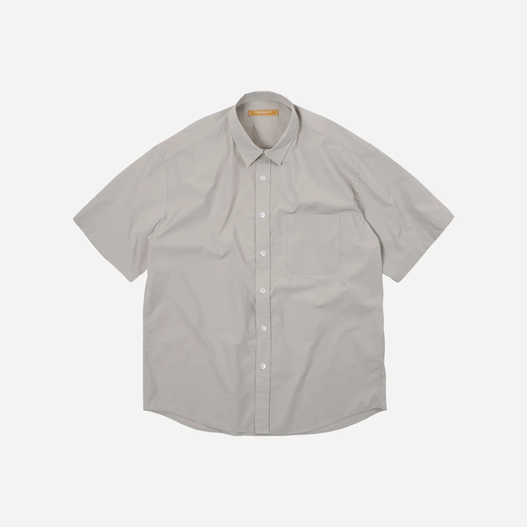 OG POPLIN OVERSIZED SHIRT - GREY