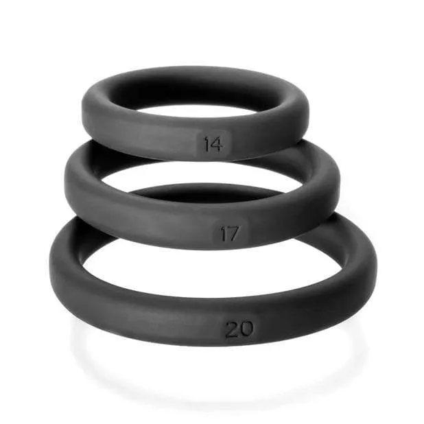 Perfect Fit - Xact Fit 3 Cock Ring Kit S/M/L (Black)