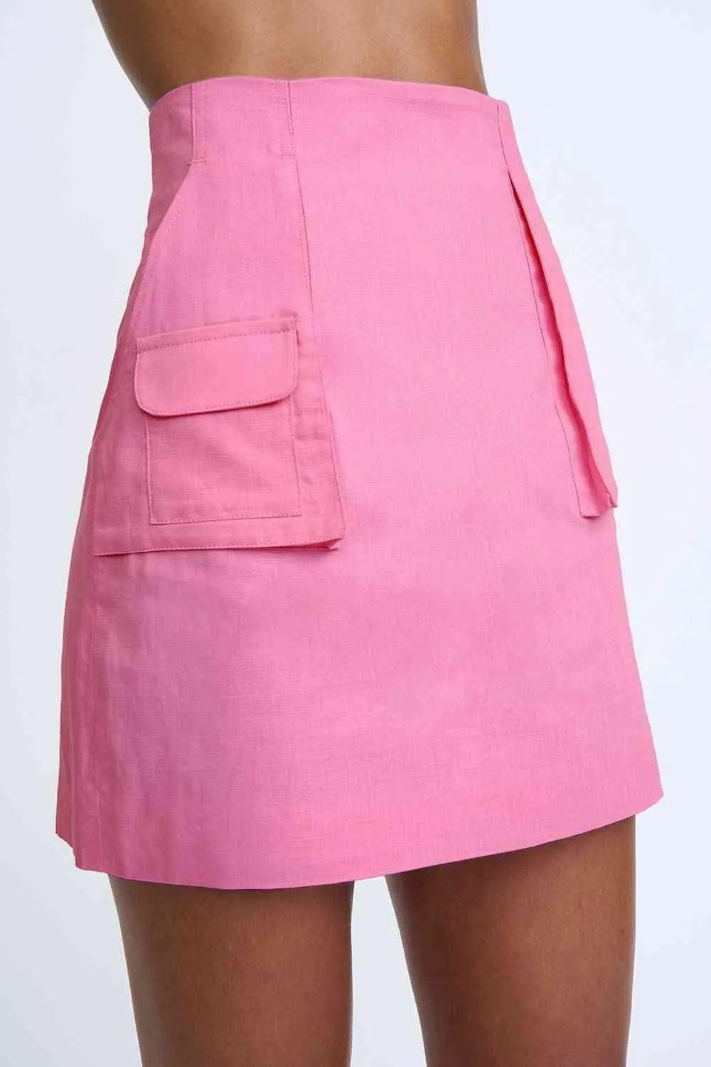 Pink Salt Pocket Mini Skirt