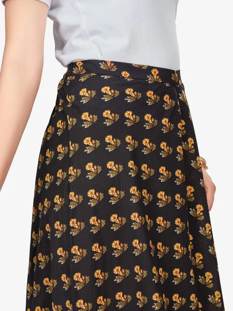 Premium Cotton Printed Flared Skirt Divider