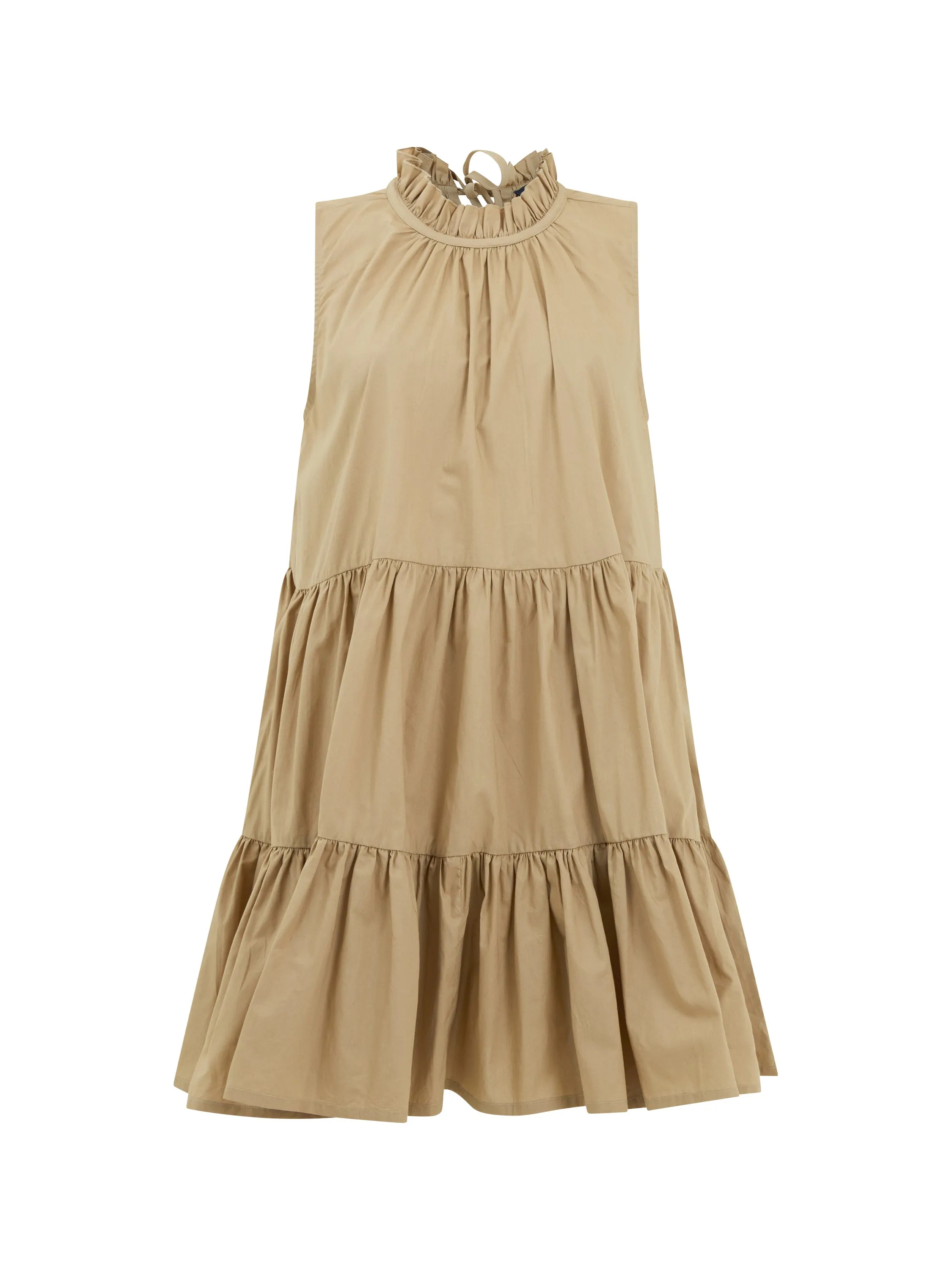 Rhodes Poplin Sleeveless Tiered Dress