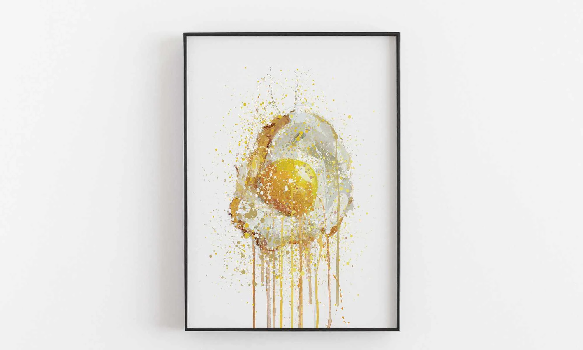 Runny Egg 3 Wall Art Print