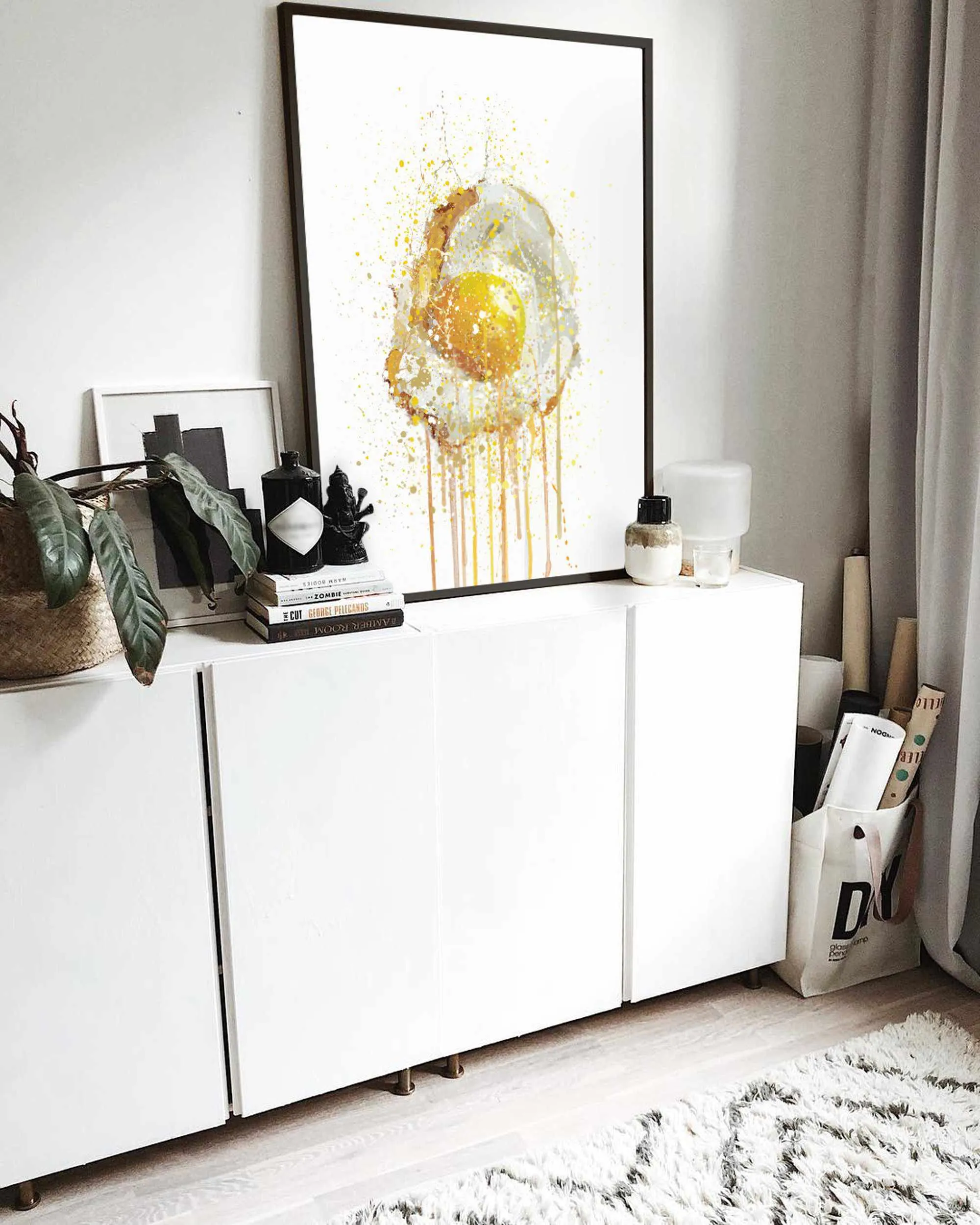 Runny Egg 3 Wall Art Print