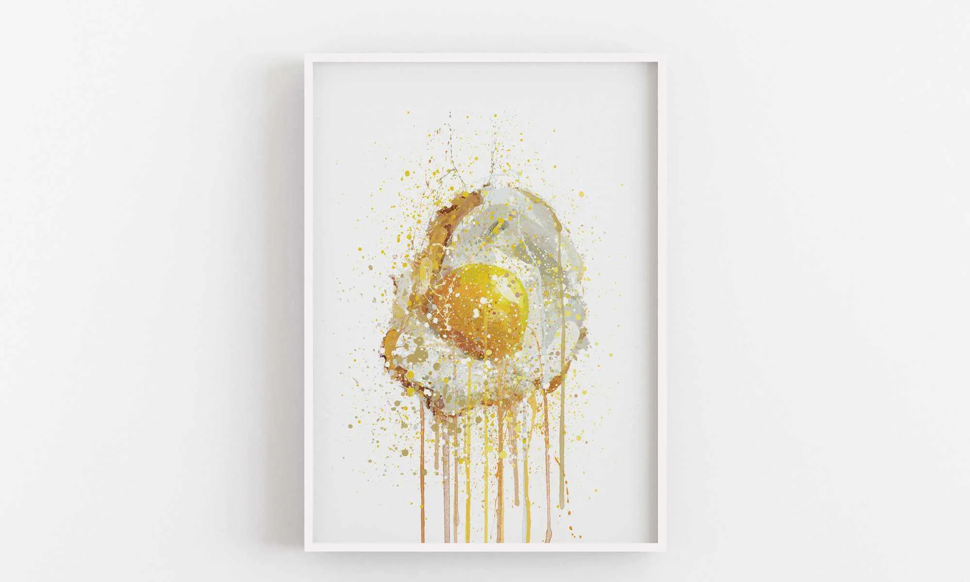 Runny Egg 3 Wall Art Print