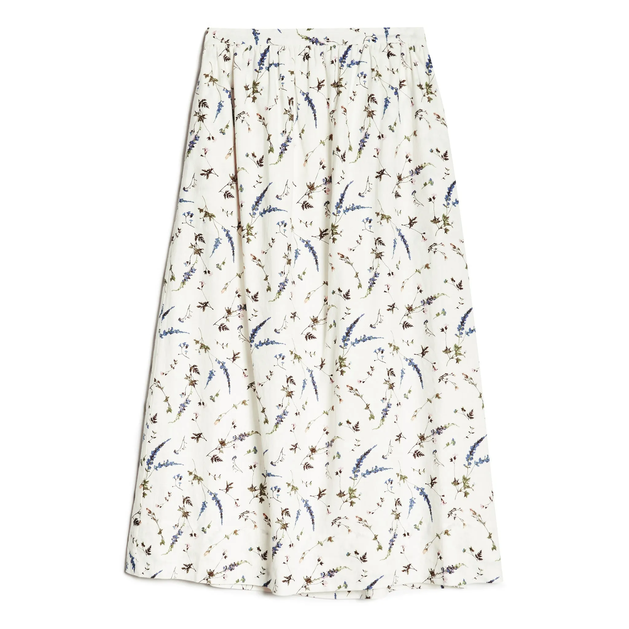 Spring Pressed Floral Skirt by Albaray