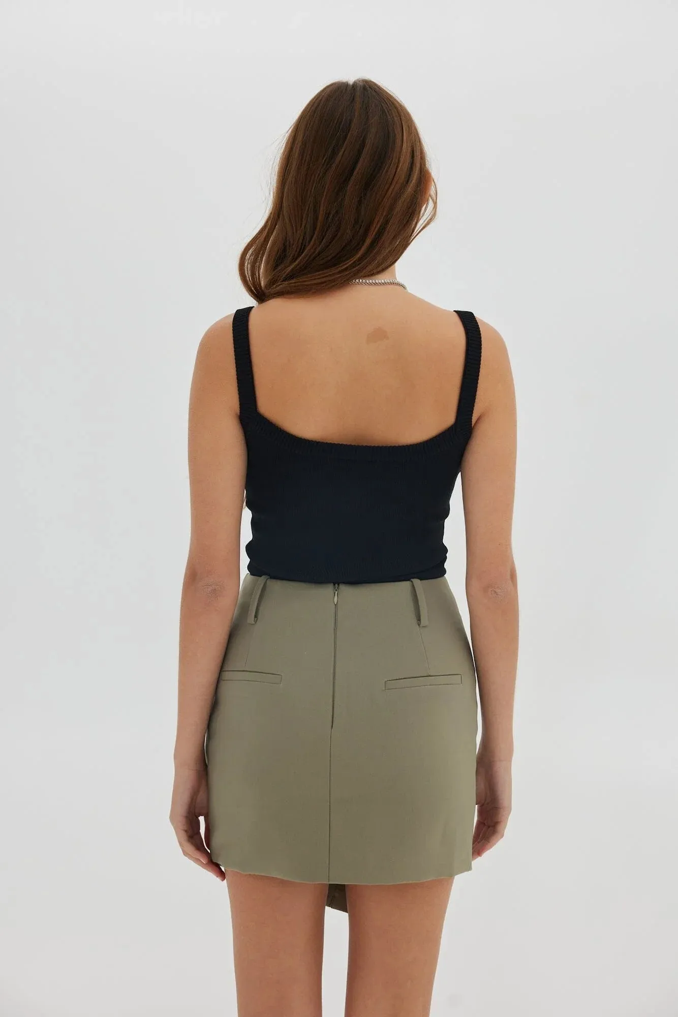 Toast Society Wrap Skirt - Khaki