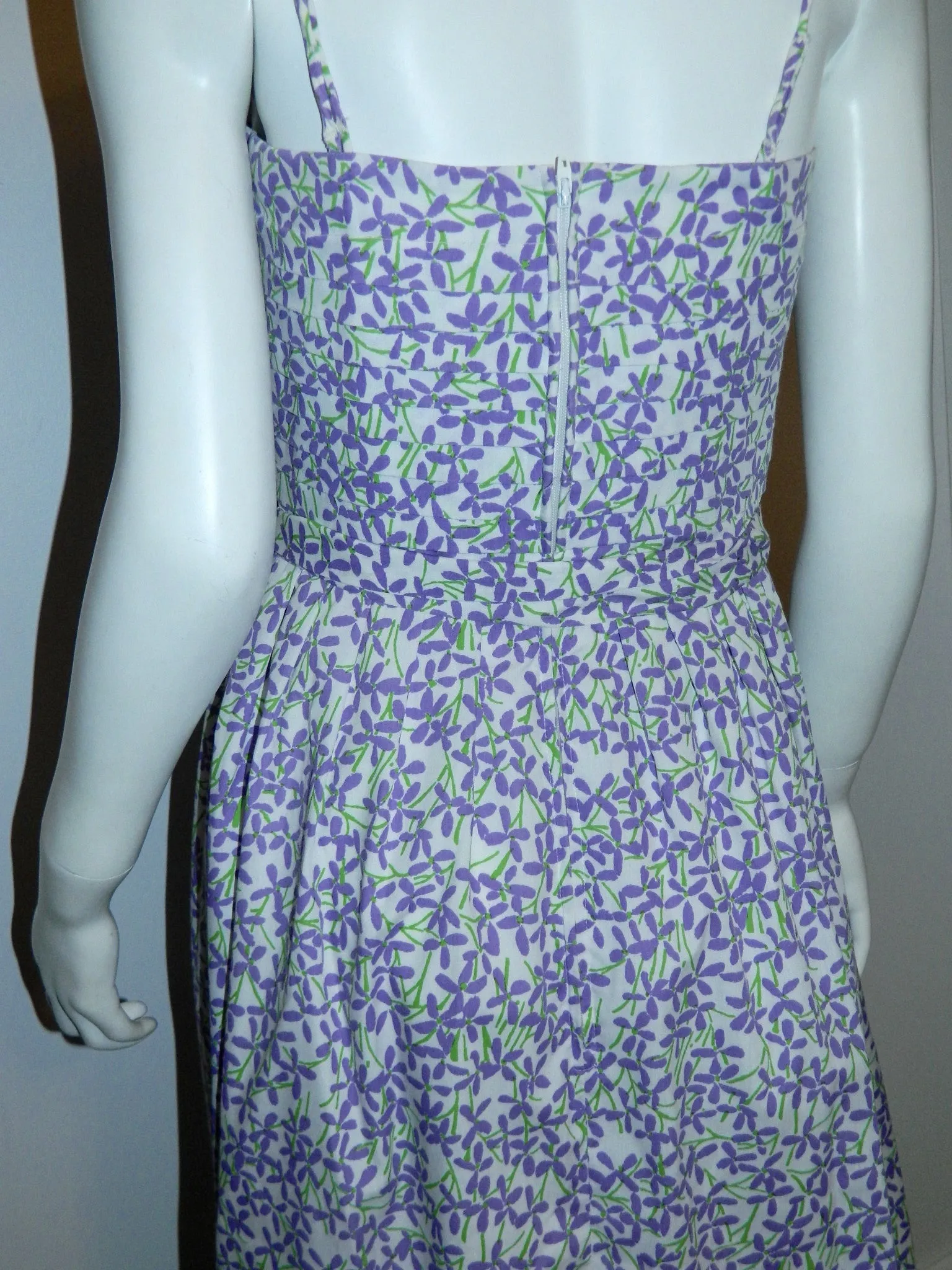 vintage Lilly Pulitzer dress 1970s purple floral gown maxi sundress XS - S