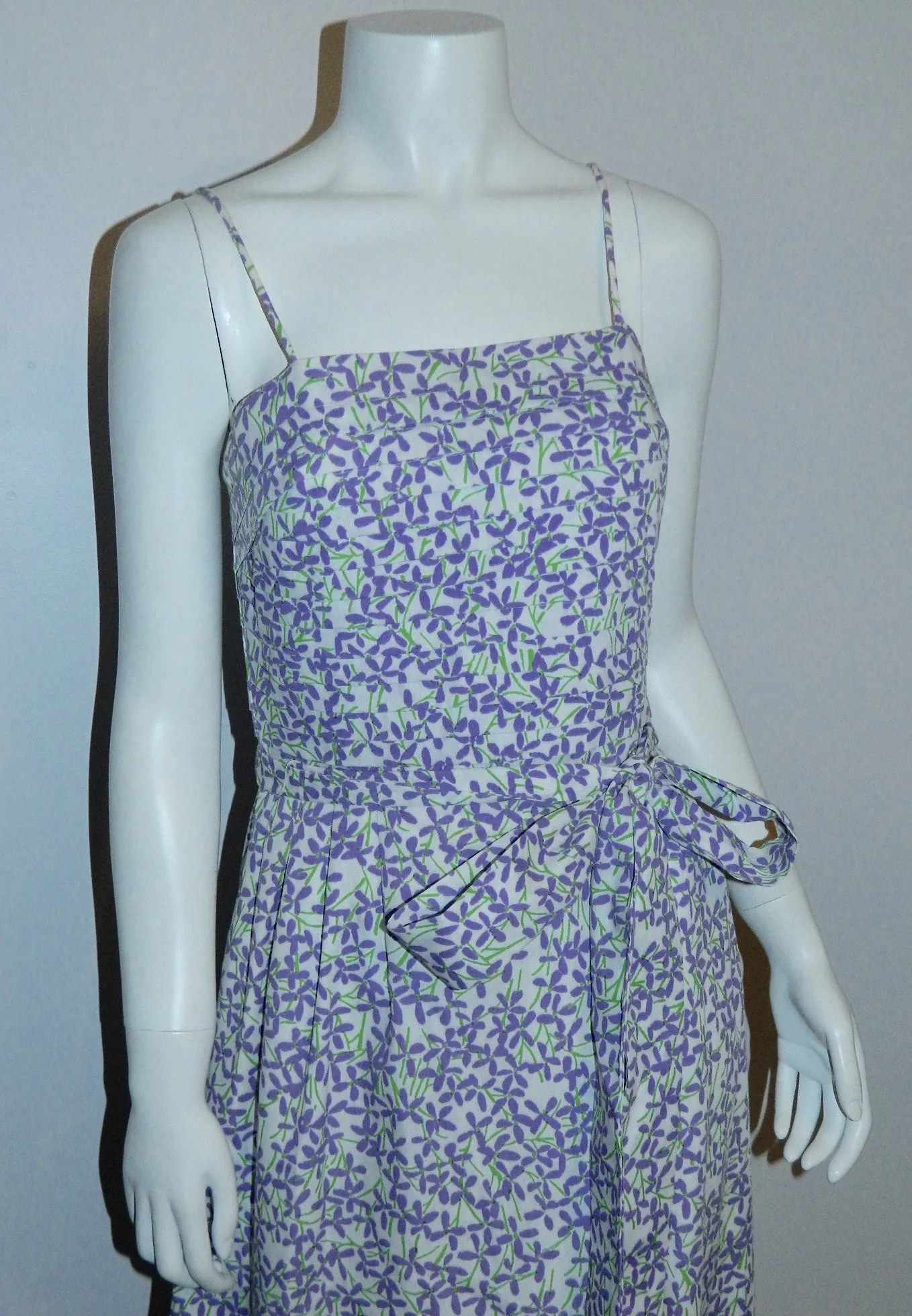 vintage Lilly Pulitzer dress 1970s purple floral gown maxi sundress XS - S