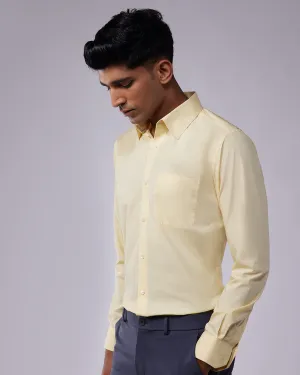 Yellow Poplin Shirt