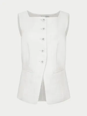 Zuzu Waistcoat in Ivory